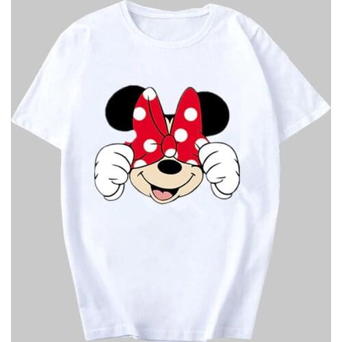 Disney Mini mouse T Shirt Fashion Women 2021 New Harajuku Ulzzang T Shirt Femal T Shirts Summer Tops Girls Tee Woman Clothing