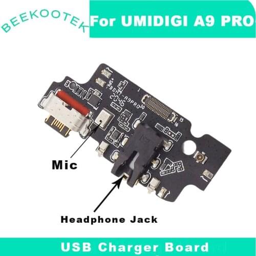 New Original UMIDIGI A9 PRO USB Plug Charge Board with Mic Parts Accessories Repalcement for UMIDIGI A9 PRO 6.3 Inch Smartphone
