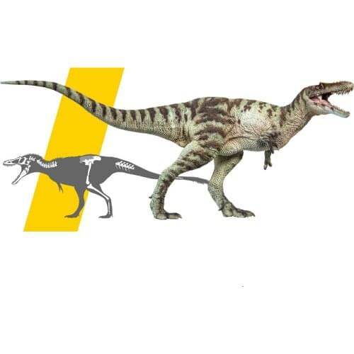 New PNSO A-Shu The Qianzhousaurus Dragon Dinosaur Classic Toys for Boys Prehistoric Ancient Animal Model Movable Jaw