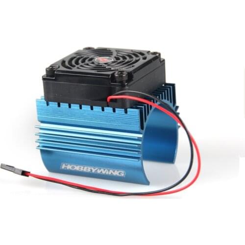 FATJAY Hobbywing EZRUN combo 44*65mm 1:8 RC car heat sink with 5V cooling fan for 4465 motor