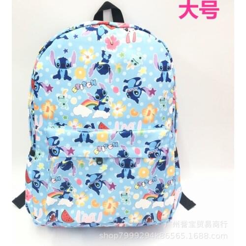 Stitch Cute Students Backpack Back to School Gift Mochilas Cartoon New Pattern Laptop Backpack Women Travel Men Teens Rucksack