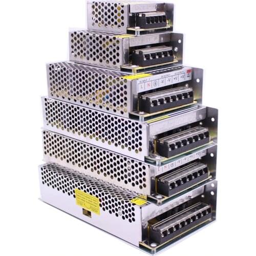 5V/12V24V Lighting Transformer 5A 10A Switching Power Supply 60W 120W 150W 200W 250W 360W LED Driver Adapter for LED Strip Light