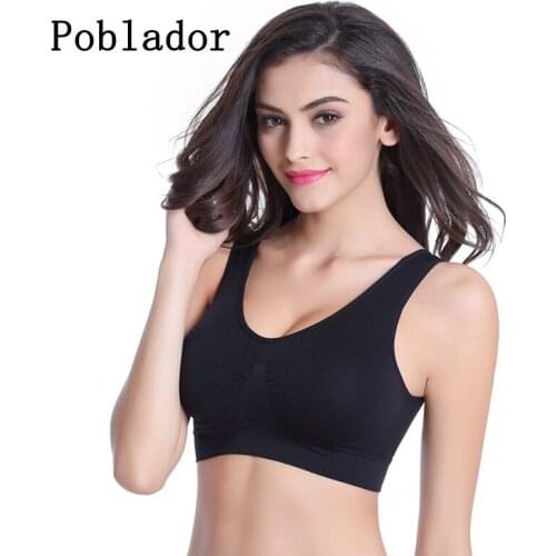 Womens Seamless Bra Big Size S-6XL Brassiere Underwear Chest Sleep Yoga Sports Bra Vest Plus Size Top Cotton Bralette 13 Color