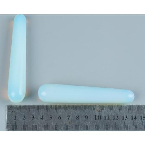 100mm Opalite Yoni Wand Crystals Pleasure Stick Massage Tool Acupoint Pen Health Care Jade Massager Kegel Exerciser