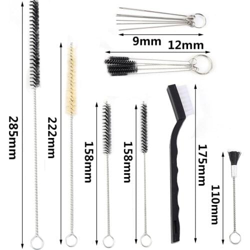 17Pcs Tactical Gun Cleaning Kit Gun Cleaner Tube Brush Cleaning Set Air Paint Spray Gun Cleaning Tool Hunting Accessory