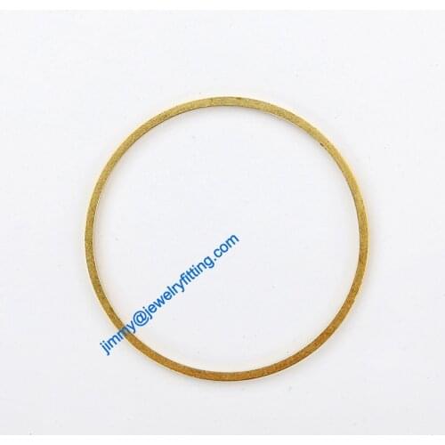 2000PCS Raw Brass Circle 35*1*1mm copper Rings jewelry findings Conntctors Quoit
