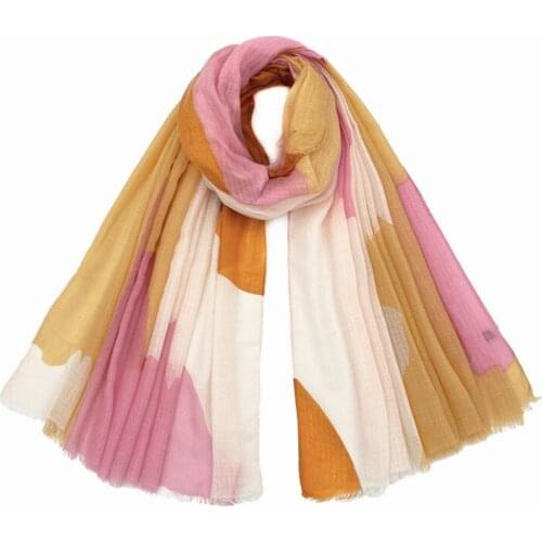 2021 Fashion Newest Ombre Pattern Cotton Scarf 10pcs/lot