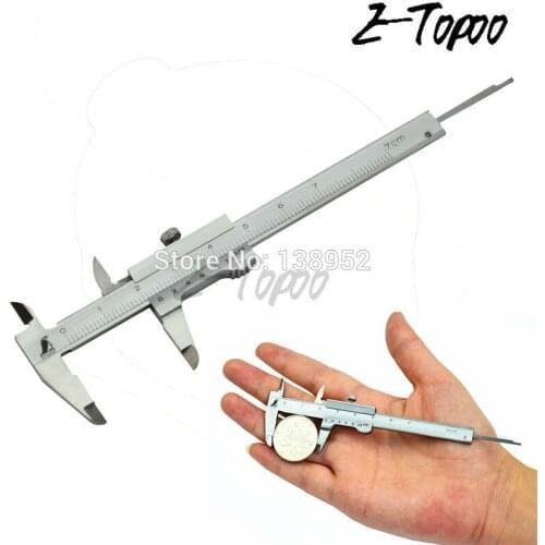 70mm Mini Vernier Caliper 0-70mm/0.05mm Caliper Stainless Steel Guage Portable Measuring Tool