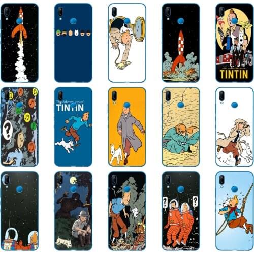 86DD The Adventures of Tintin Soft Silicone Cover for Huawei P9 P10 P20 P30 Lite mate 10 20 PRO lite p smart 2019 case