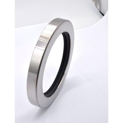 90*115*10 mm Counterclockwise Dual PTFE Lip Stainless Steel Oil Seal Rotary Shaft Seal for Air Compressors
