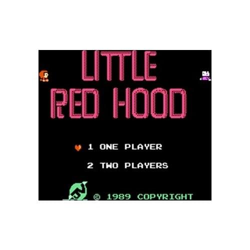 Big Sale The Little Red Hood Region Free 8 Bit Game Card For 72 Pin Video Game Player