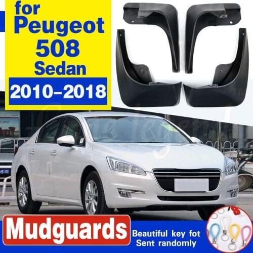 Mudflaps Splash Guards Mud Flap Onwards Mudguard Fender Car Mud Flaps 4Pcs/Set For Peugeot 508 Sedan 508SW 2011 2012 2013 2014