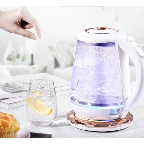 Glass electric kettle transparent heat-resistant explosion-proof tea water household automatic power cut 1.8L
