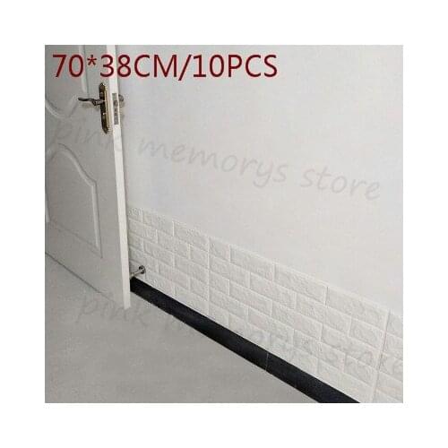 DIY Self Adhensive 3D Brick Wall Stickers Living Room Decor Foam Waterproof Wall Covering Wallpaper For TV Background Kids Room