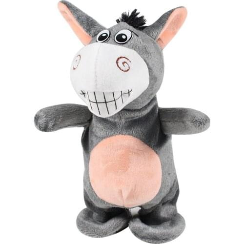 Electronic Interactive Toys Cute Electric Voice Recording Donkey Moving Talking And Walking Donkey Toys Birthday Gifts For Kids