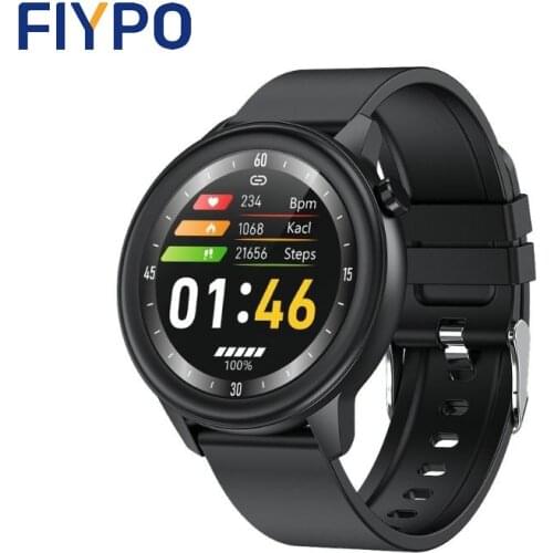 F81High Quality Smartwatch Temperature Monitoring and Warning Breathing Rate HD 1.28 Full Circle Full Touch Screen Metal Shell