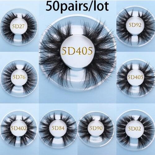 MIKIWI 5D Real Mink Square box Custom Packaging 50pairs/lot free logo Long Lasting mink lash natural dramatic eyelash extention