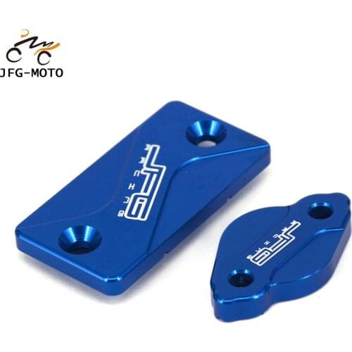 Motorcycle CNC Front And Rear Brake Reservoir Covers For Yamaha YZ65 YZ125 YZ250 YZ250F YZ450F WR250F WR450F Dirt Bike