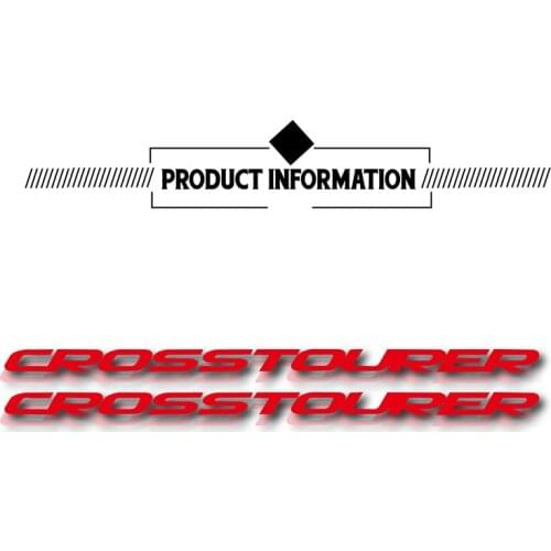 New motorcycle bicycle fuel tank sticker reflective waterproof creative suitcase logo for honda crosstourer 1200 CROSSTOURER