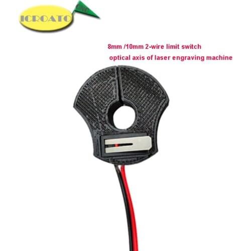 Optical Axis with Mechanical 8mm/10mm 2-wire Limit Switch for CNC3018 Engraving Machine