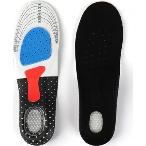 Women man Unisex Orthotic Arch Support Sport Shoe Pad Sport Running Gel Insoles Insert Cushion for Men Women