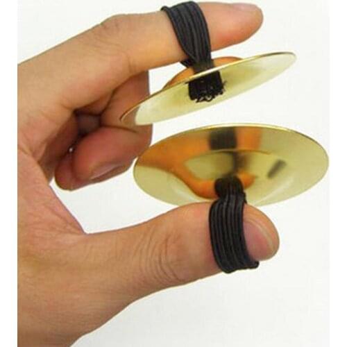 Durable Belly Dance Finger Cymbal Brass Musical Instrument Dancing Music Equipment Accessories Attachment