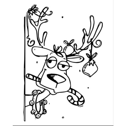 10x8 goat Transparent Clear Silicone Stamp Seal for DIY scrapbooking photo album Decorative clear stamp