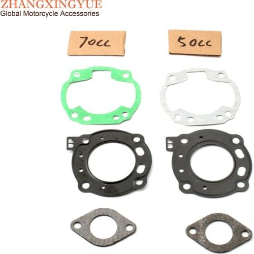 Scooter 50cc 70cc Cylinder Gasket Set Top End for Aprilia SR 50 Fun Master Racing Sport LC 2-Stroke