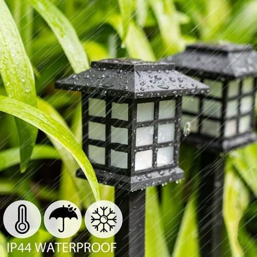 8pcs Solar IP68 Lawn Lamps Pathway Lights Outdoor Waterproof Solar Garden for Garden Landscape Path Yard Patio Driveway Walkway