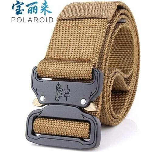 Tactical Belt Widen-4.5cm Nylon Outdoor Sports Belt Military Adjustable Belt with Metal Buckle Hunting Accessories