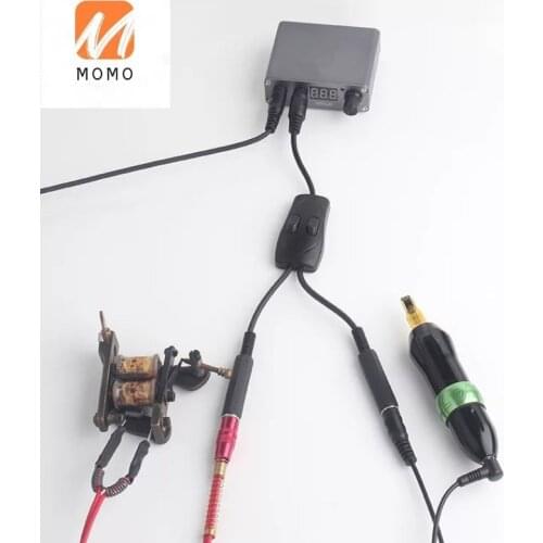 Tattoo Foot Hook Line Switch Shunt Dual-Control Switch Shunt One Divided into Two Power Supply Machine Hook Line Converter