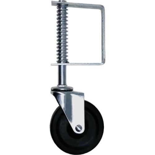 4/5 Inch Spring-loaded Casters Universal Wheel Gate Spring Wheels Home Iron Fences Warehouse Gate Replacement Caster