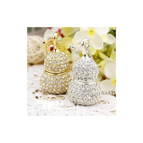 Jewelry USB Flash Drive Bottle Gourd Shaped Pendrive 64GB Memoria Usb Key Memory Stick 32GB 16GB 8GB Lovely Gift Pen Drive 64 GB