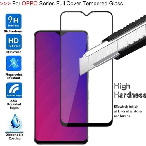 9H 2.5D Full Cover Tempered Glass for OPPO A1K Full Glue Screen Protector for OPPO A1K Protective Film Glass