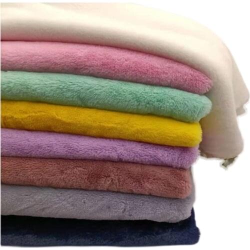 28Colours Encrypted imitation Rex Rabbit Fur short plush fabric for cabinet tablecloth display background scarf cotton doll