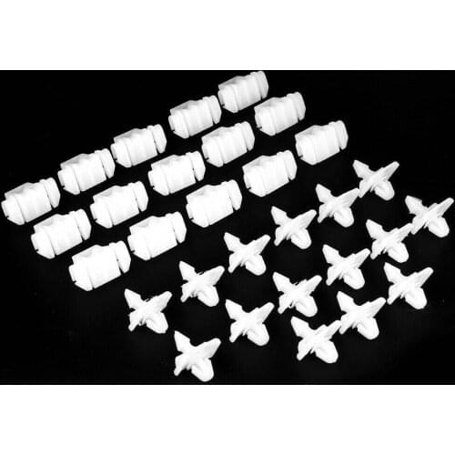 30 PCS Parts Brackets Clips Planking For Mercedes Sacco 190 W201 W124 A124 S124 Environmentally Friendly Durable Materials