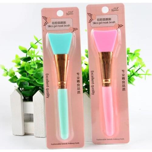 1pc Facial Mask Brush Professional Silicone Mask Brush Makeup Tools Facial Mud Mixing Brush Skin Care Reusable Cosmetic Tool