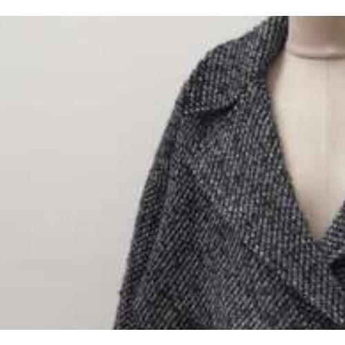 2020 Autumn and Winter Loose Mixed Wool Casual Short Coat