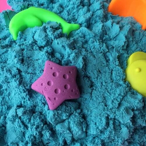 500g/bag Educational Sand Clay Amazing DIY Indoor Magic Playing Sand Children Toys Mars Space Sand 7 Colours Availible