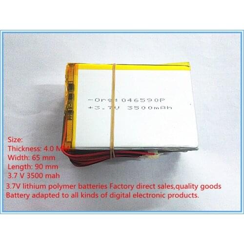 Best battery brand 406590 3.7V 3500MAH 406790 7 inch tablet battery 406590 3500mah wisdom cool x5 T7S