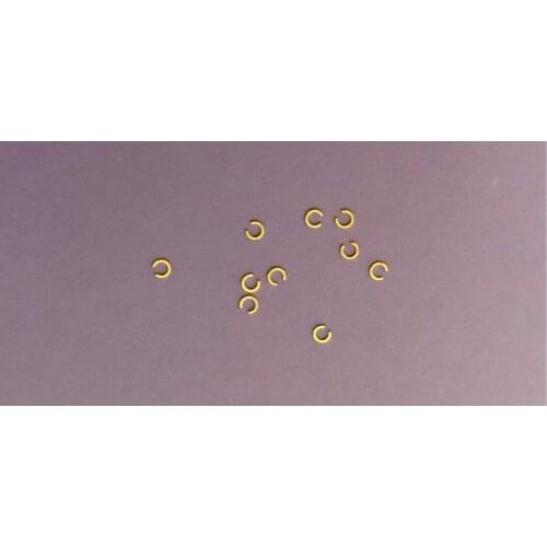 Assortment of 10 PCs 8200 Chronograph Watch Pusher Button C-clips for Watch Repair