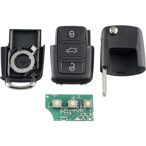 Car Key Remote Control 1J0959753 For Volkswagen Control Key Flip Folding Remote Car Key Shell For Chevrolet Cruze Epica Lova