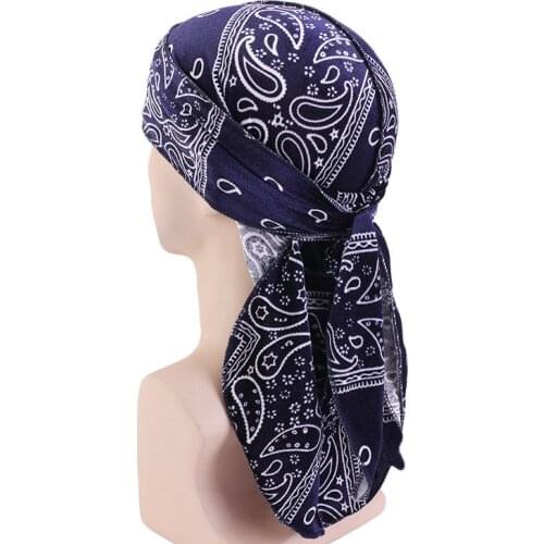 Hair Accessories Velvet Durag Bandanas Insect Hats for Women Men Long Tail Pirate Hat Waves do doo du rag Turban Headwear