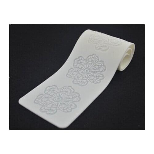 CT5011 Silicone cake mold floral sugar lace mold decoration for wedding cake