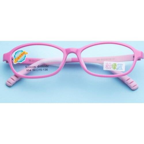 High Quality Childrens Glasses Silicone Prescription Glasses Tr90 Frame Optical Frame Small Glasses Myopia Glasses 54