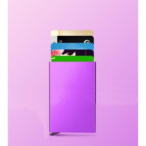 Mini card wrapped steel silver aluminum business ID name credit card holder neutral ultra-thin card packaging storage bag