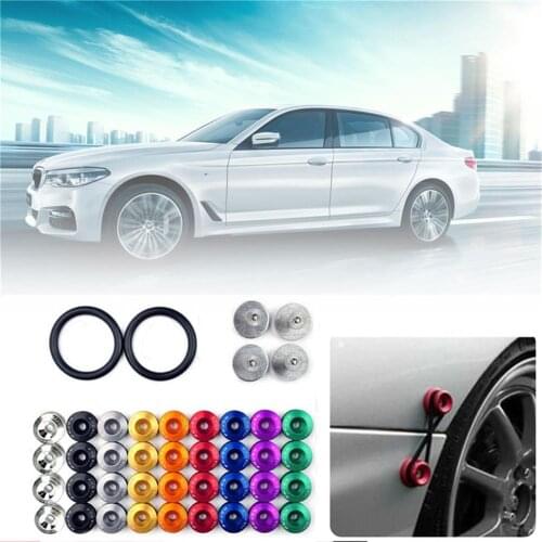 JDM Car Front and Rear Bumper Hatch Fixing Buckle Nuts & Bolts Auto Replacement Parts Reinforced Surrounding Pad Detachable