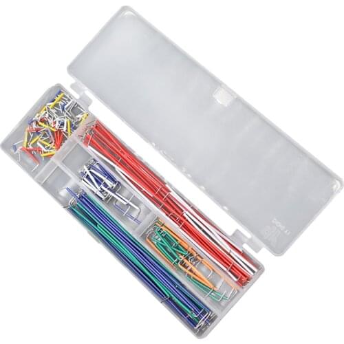 Hot Sell 140 pcs U Shape Solderless Breadboard Jumper Cable Wire Kit For UNO Shield For raspberry pi Drop Shipping