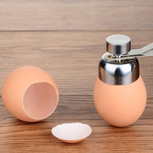 Hot Creative Practical Metal Egg Scissors Egg Topper Cutter Shell Opener Stainless Steel Boiled Raw Egg Open Kitchen Tool New