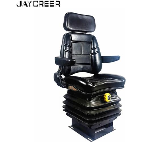 JayCreer 450X450X820mm Forklift Seat With Spring Damping For Forkift Truck,Tractor,Skid Loader